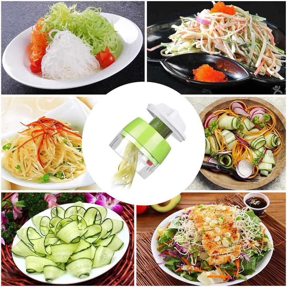 Kitchen Gadgets Vegetable Cutter - Coupe-légumes manuel en spirale, Gadgets de