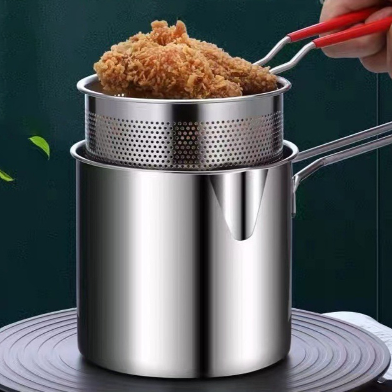 Kitchen Gadgets For Arthritic Hands - Friteuse en acier inoxydable 304 avec