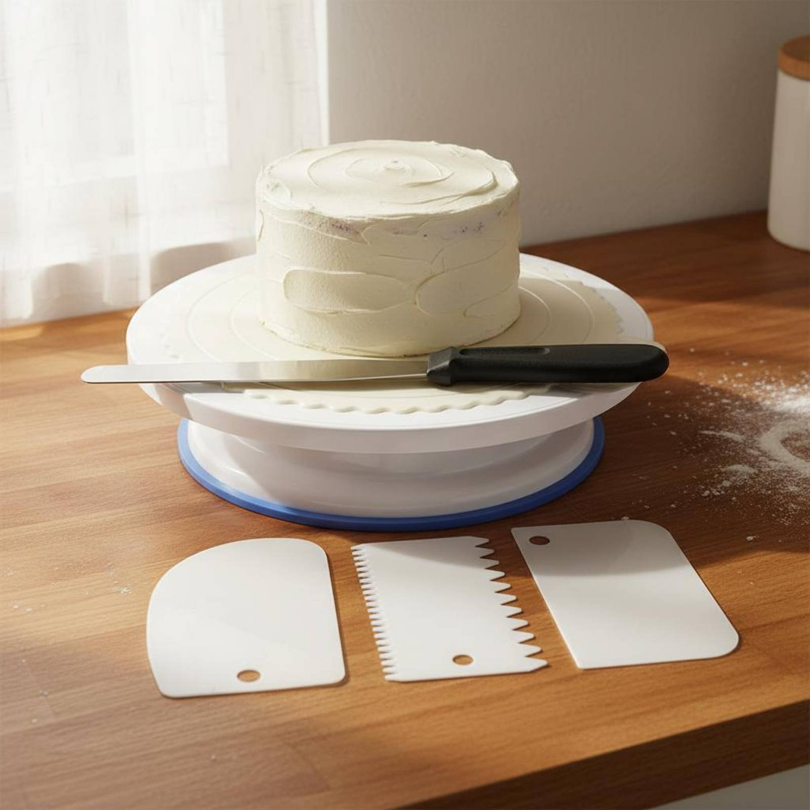 Cake Decorating Turntable - Ensemble de décoration de gâteaux avec