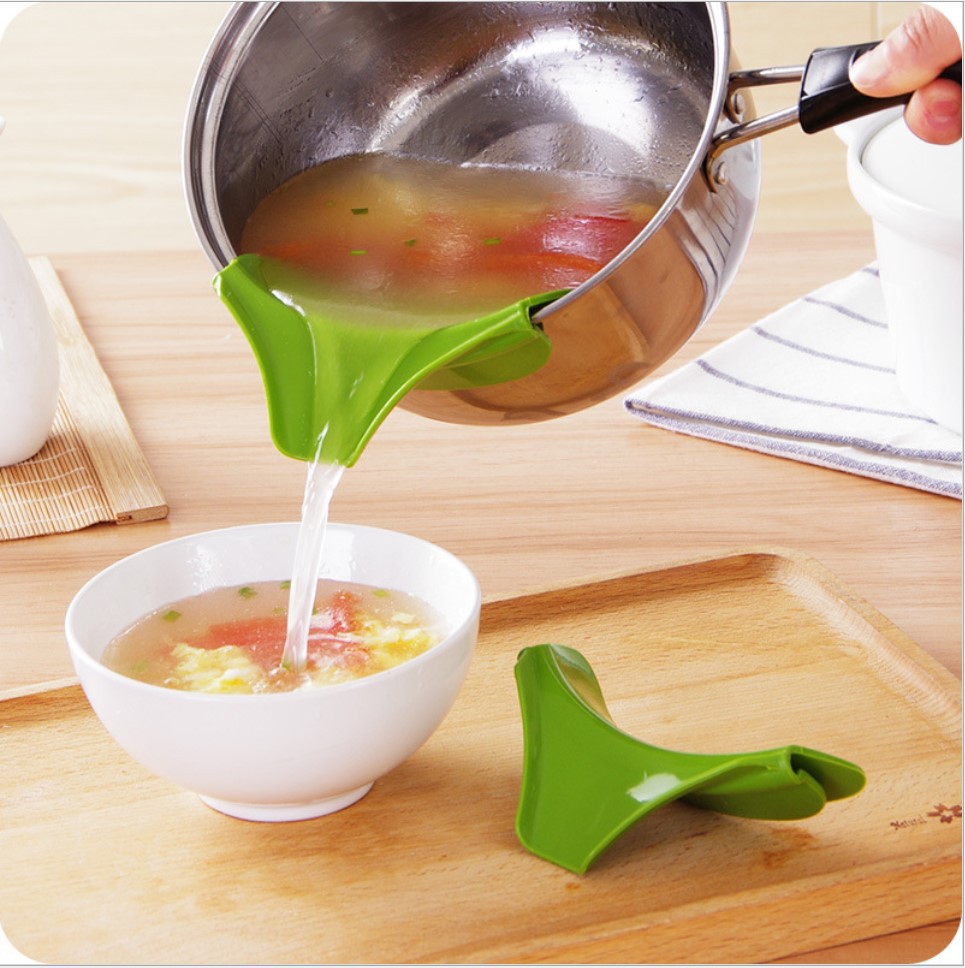 Kitchen Gadgets Guide - Entonnoir de cuisine 1/2 pièces, passoire