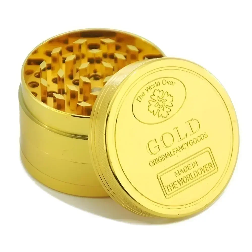 Kitchen Gadgets Gold - Broyeur d'herbes 3/4 pièces en alliage