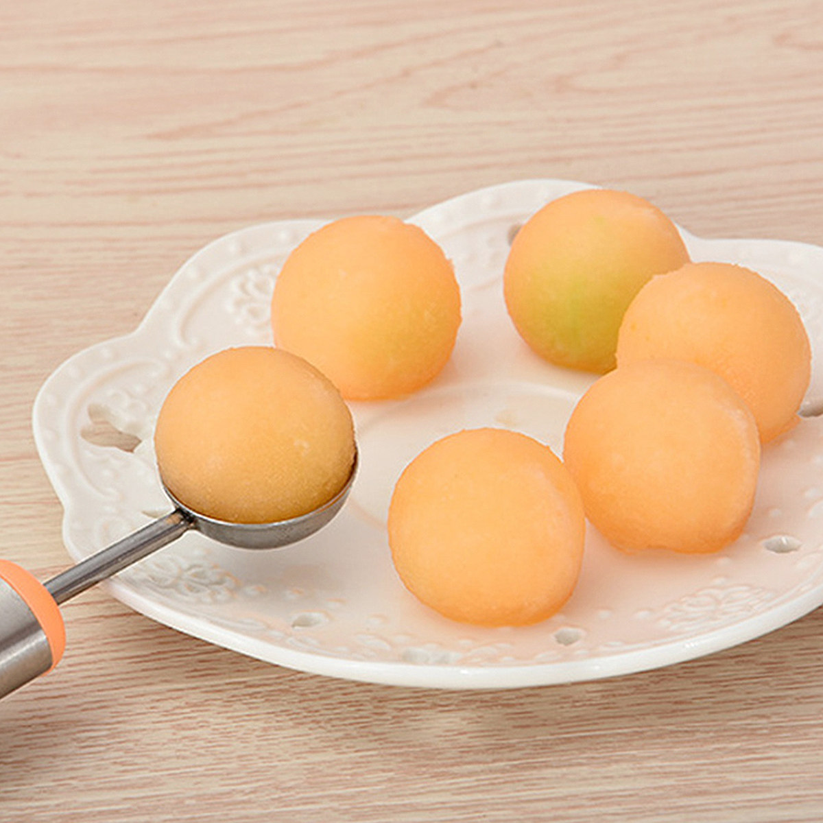 Cherry Pitter Tool - Cuillère à fruits en acier inoxydable