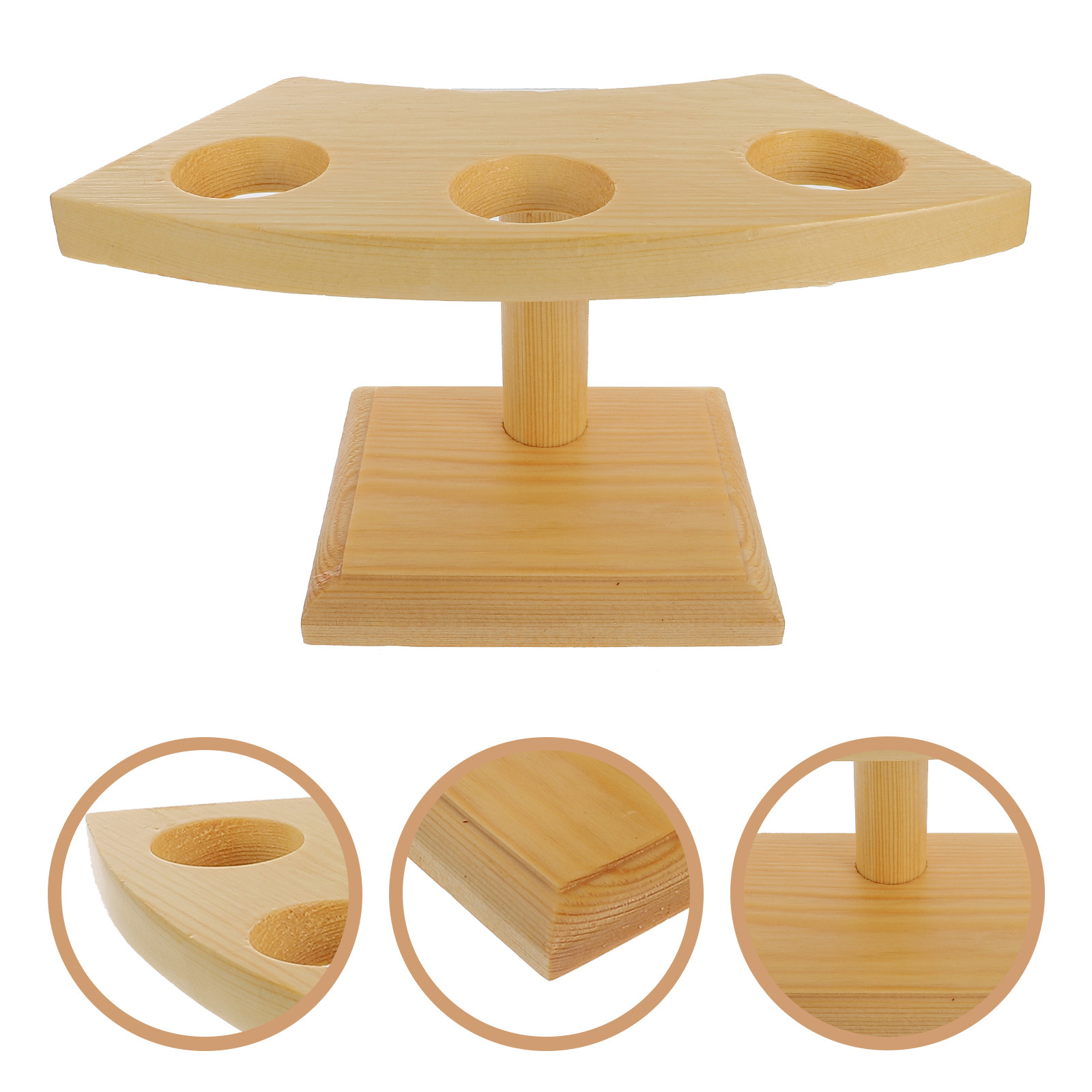 Kitchen Gadgets Gold - Support en bois pour cornets de