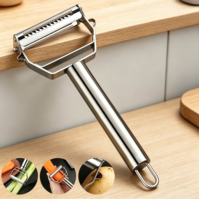 Kitchen Gadgets Vegetable Cutter - Éplucheur de cuisine en acier inoxydable