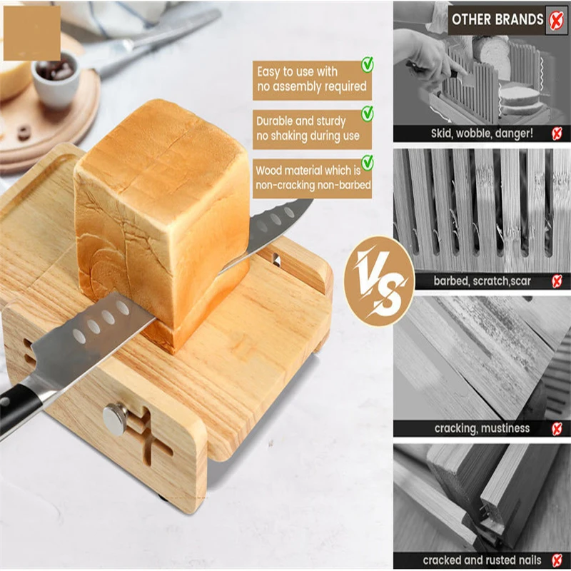 Kitchen Gadgets Guide - Guide de découpe de pain horizontal