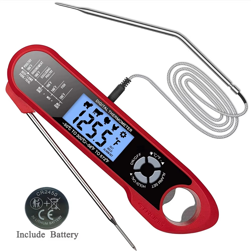 Kitchen Gadgets For Arthritic Hands - Thermomètre numérique à double sonde pour