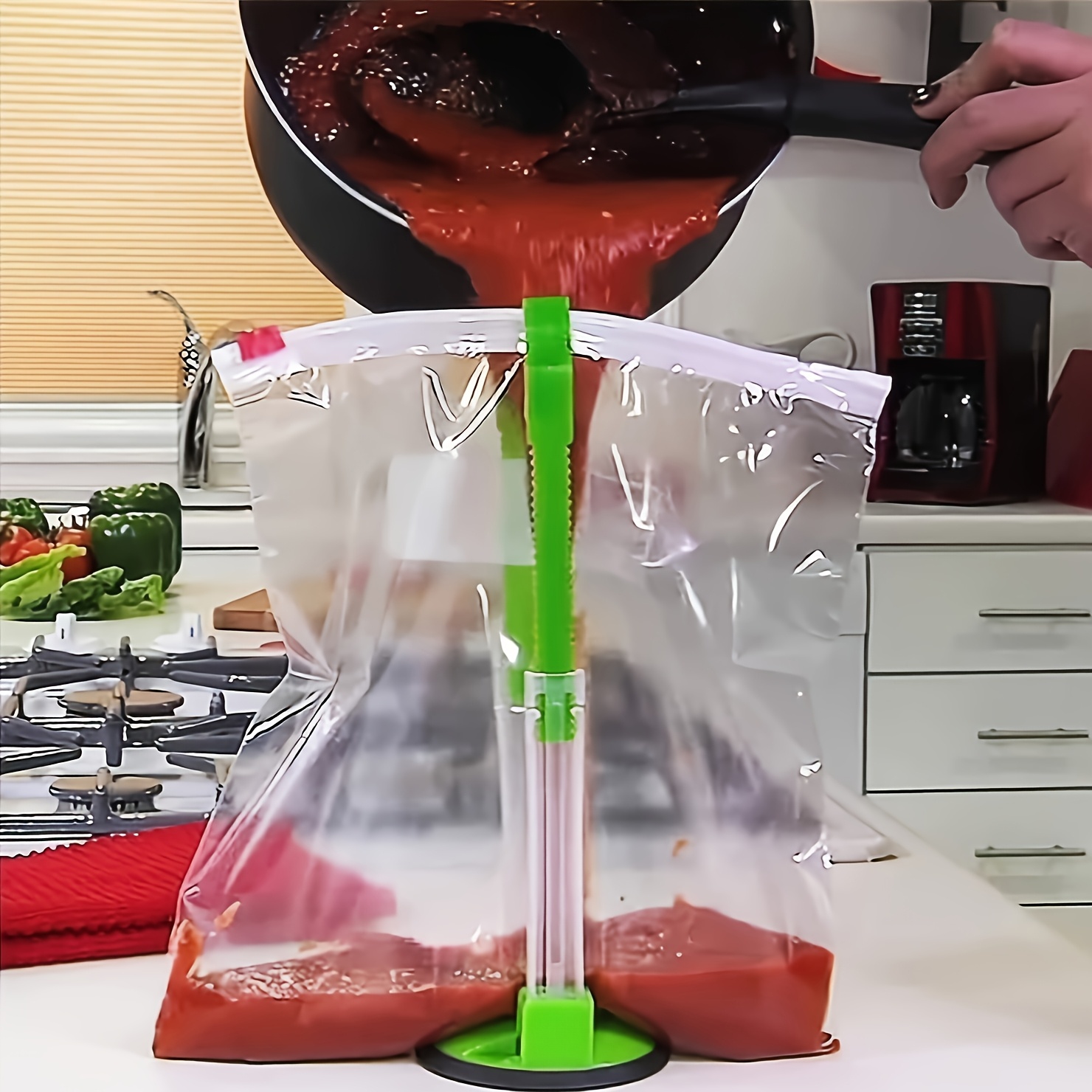 Support de sac à fermeture écl - Kitchen Hand Gadgets avis et prix