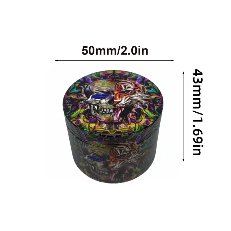 50mm métal crâne herbe broyeur - Kitchen Gadgets Gold avis et prix