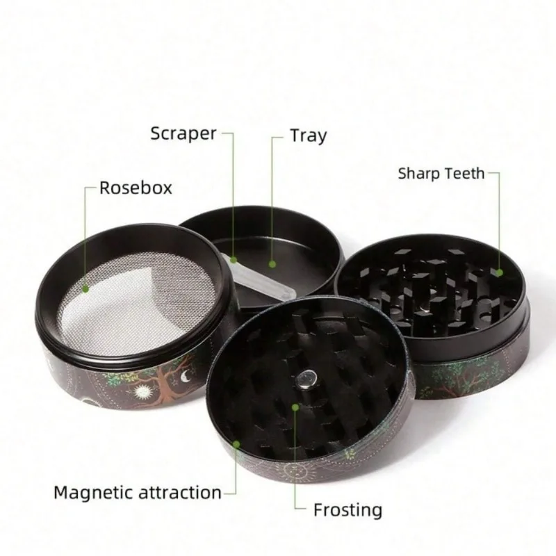 50mm métal crâne herbe broyeur - Kitchen Gadgets Gold avis et prix