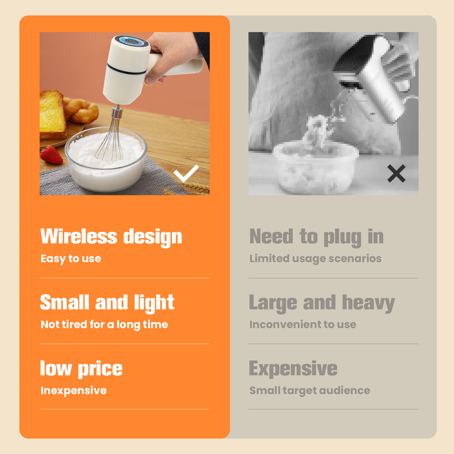 Batteur à œufs électrique Port - Kitchen Gadgets New 2025 avis et prix