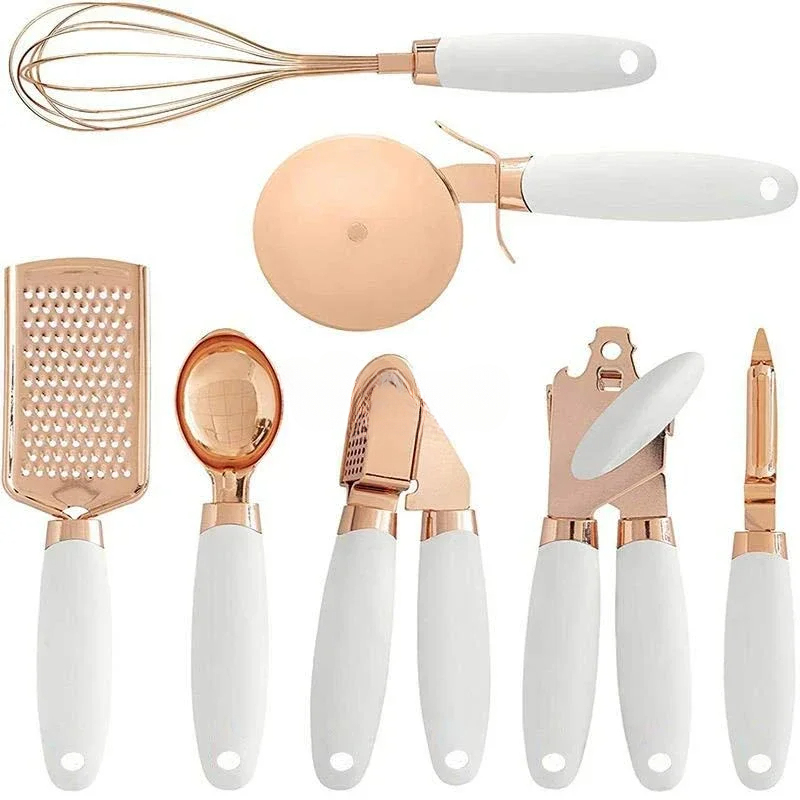 Ensemble de 7 ustensiles de cu - Kitchen Gadgets Gold avis et prix