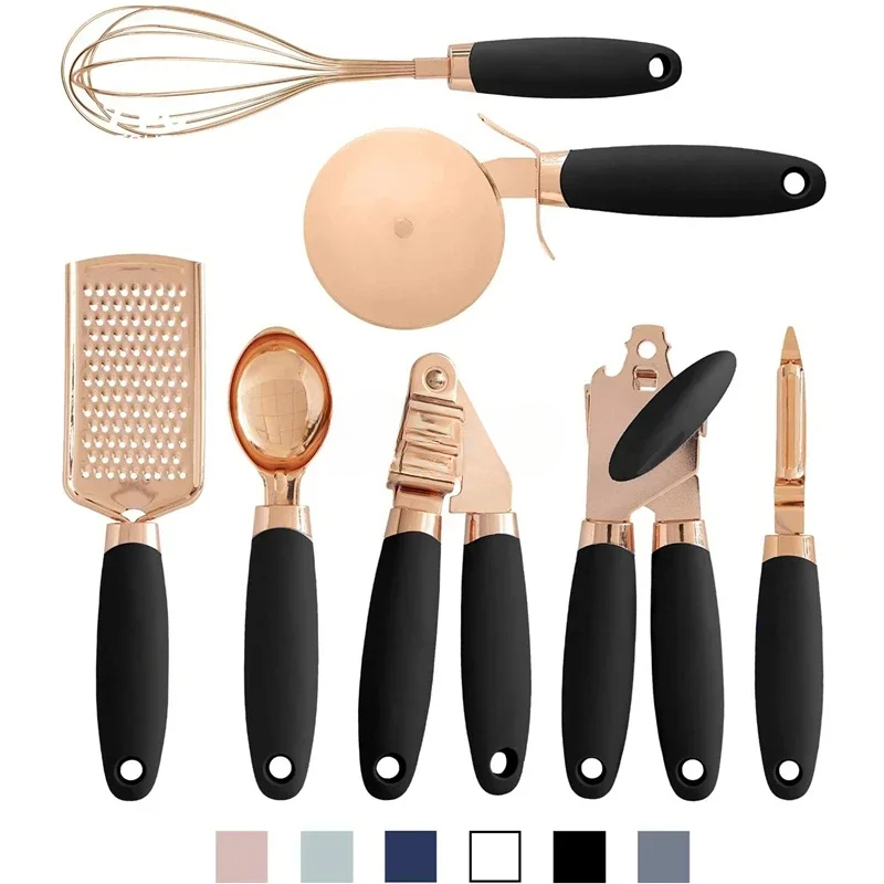 Ensemble de 7 ustensiles de cu - Kitchen Gadgets Gold avis et prix