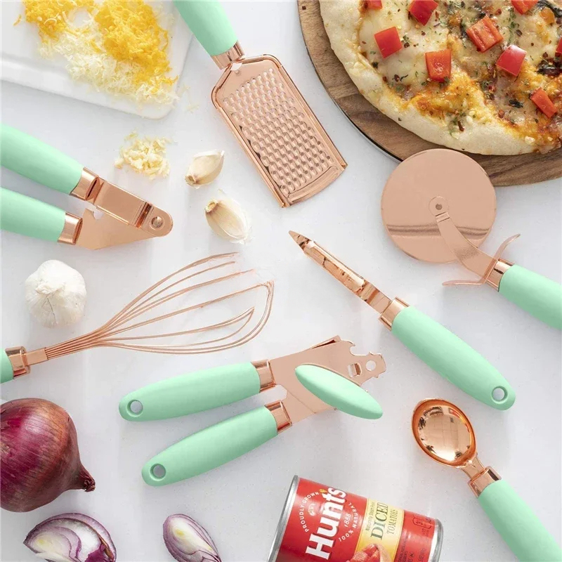 Ensemble de 7 ustensiles de cu - Kitchen Gadgets Gold avis et prix