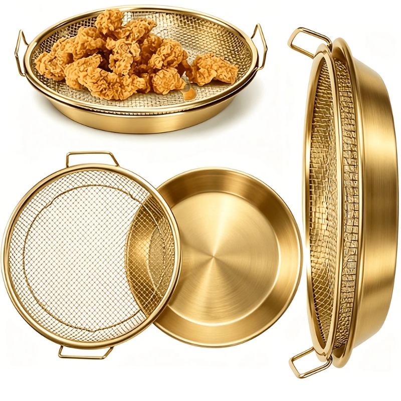 Grille de friteuse robuste dor - Kitchen Gadgets Gold avis et prix