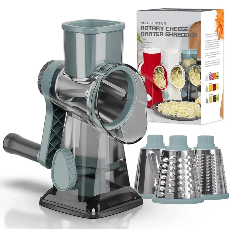 Râpe à fromage rotative 3-en-1 - Kitchen Gadgets New 2025 avis et prix