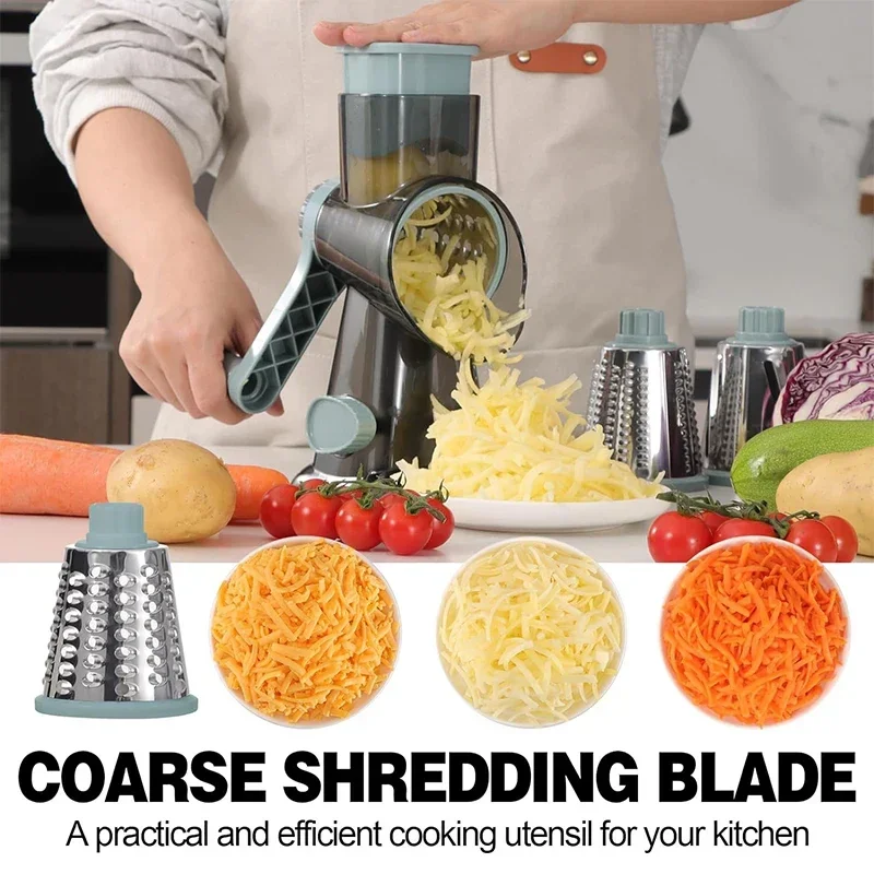 Râpe à fromage rotative 3-en-1 - Kitchen Gadgets New 2025 avis et prix