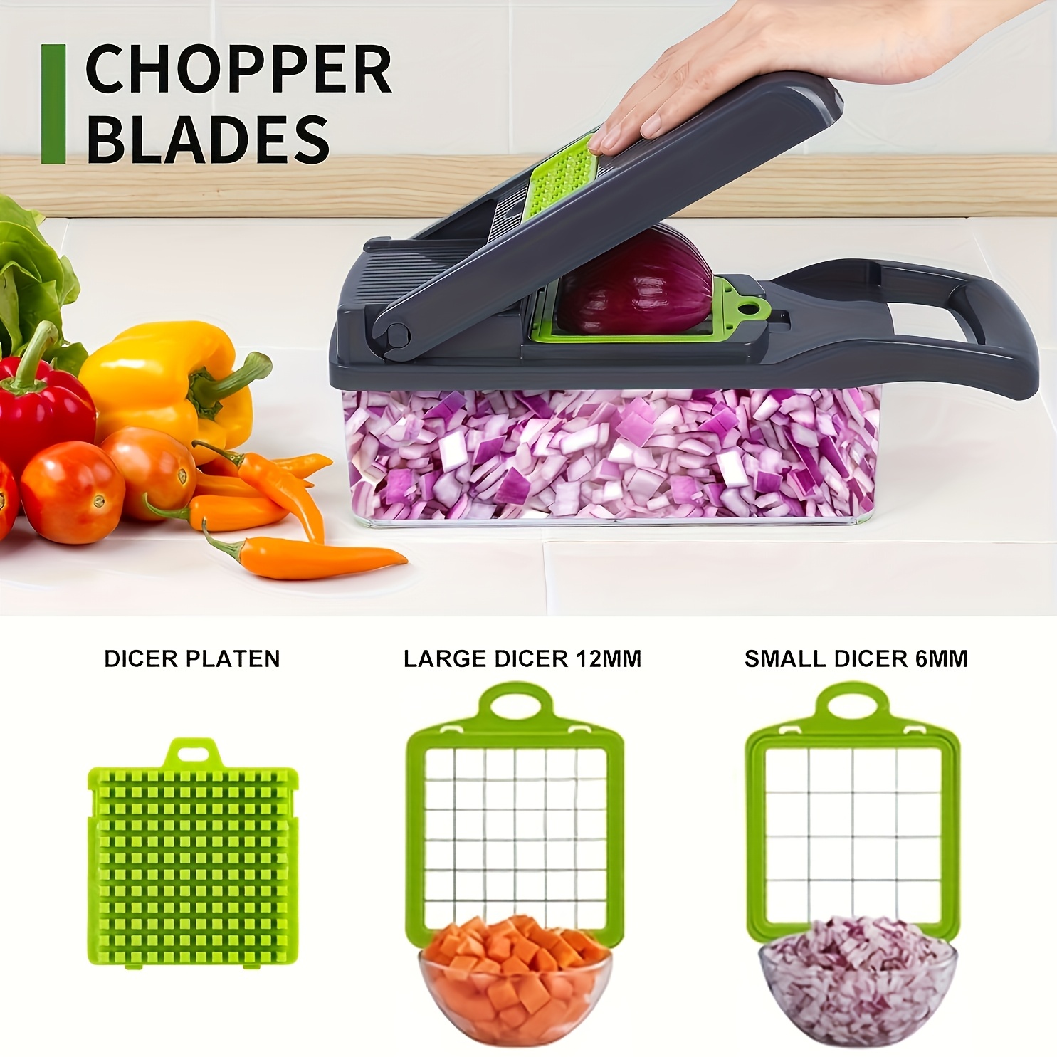 Hachoir à légumes multifonctio - Kitchen Gadgets Vegetable Cutter avis et prix