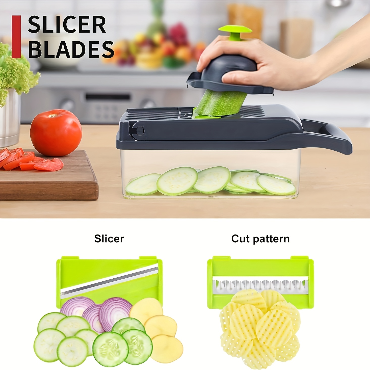 Hachoir à légumes multifonctio - Kitchen Gadgets Vegetable Cutter avis et prix