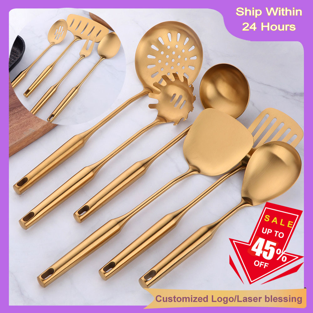 Ustensiles de cuisine en acier - Kitchen Gadgets Gold avis et prix