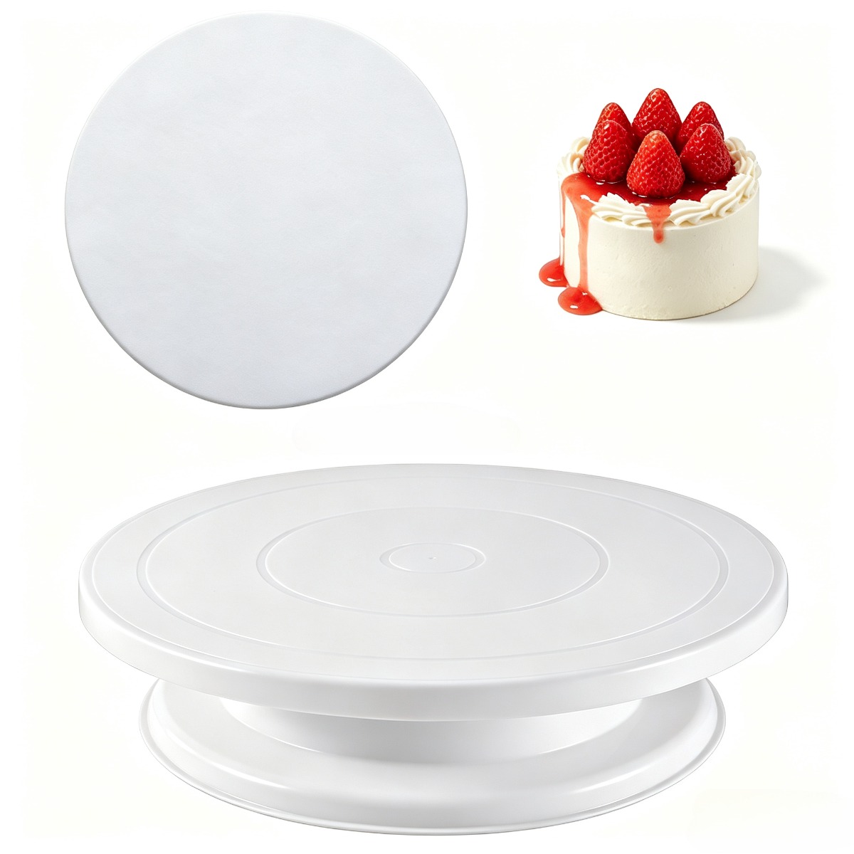 Plateau tournant antidérapant  - Cake Decorating Turntable avis et prix