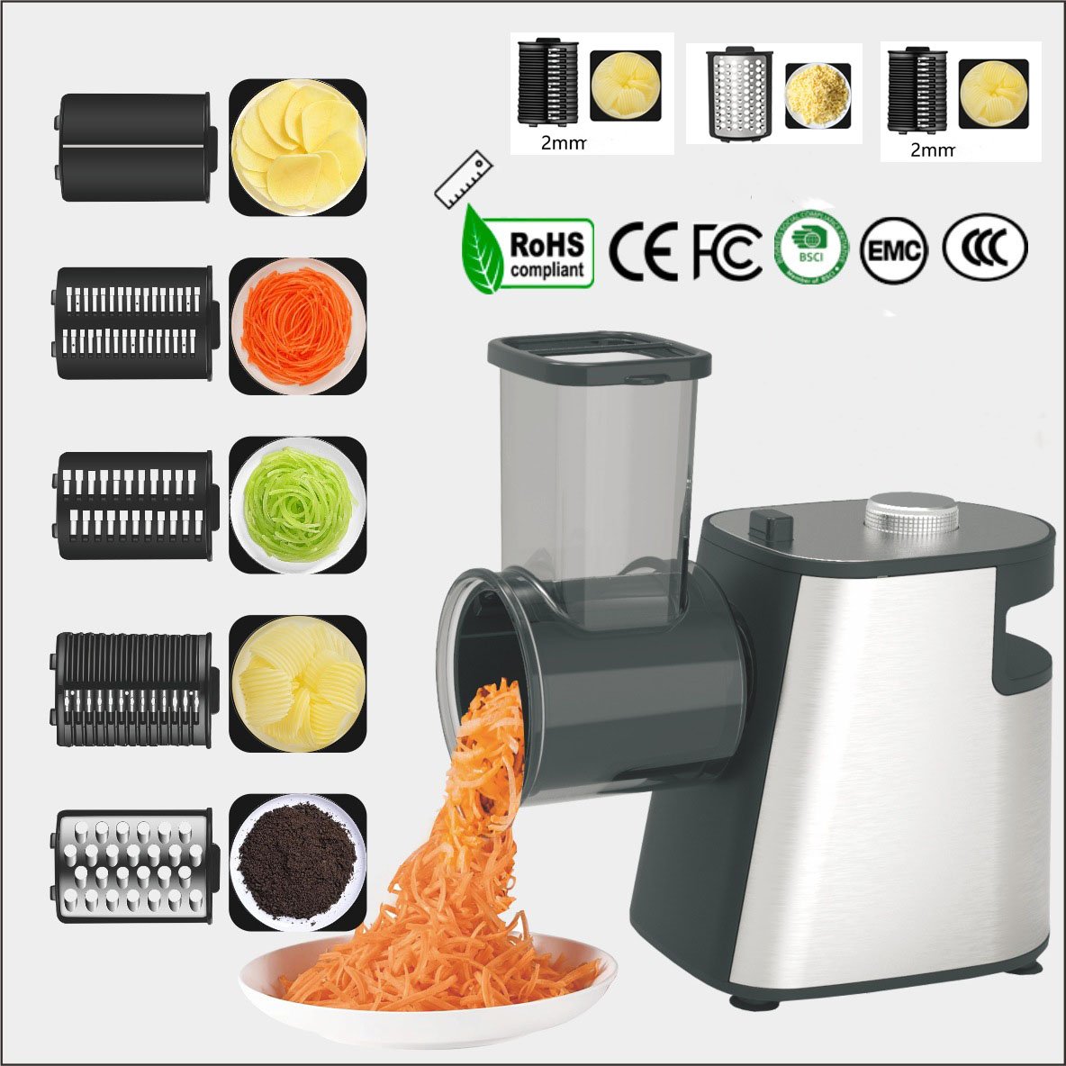 Trancheuse alimentaire râpe à  - Kitchen Gadgets Electric avis et prix