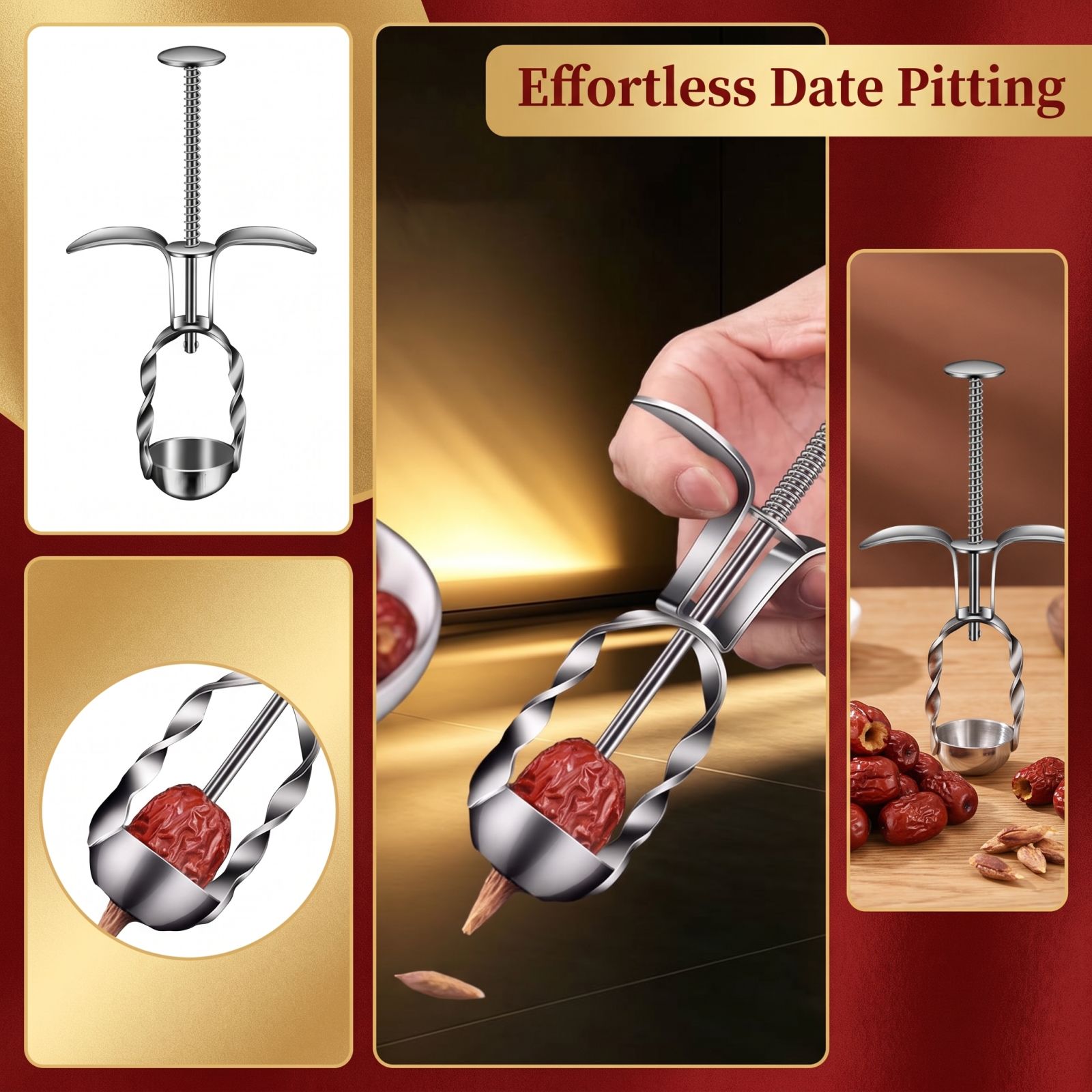 Outil de dénoyautage de dattes - Cherry Pitter Tool avis et prix